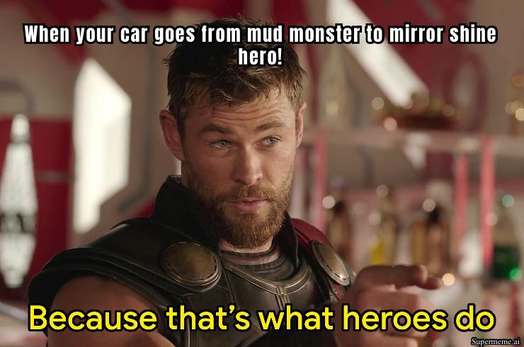 Exterior Detailing & Wash Meme